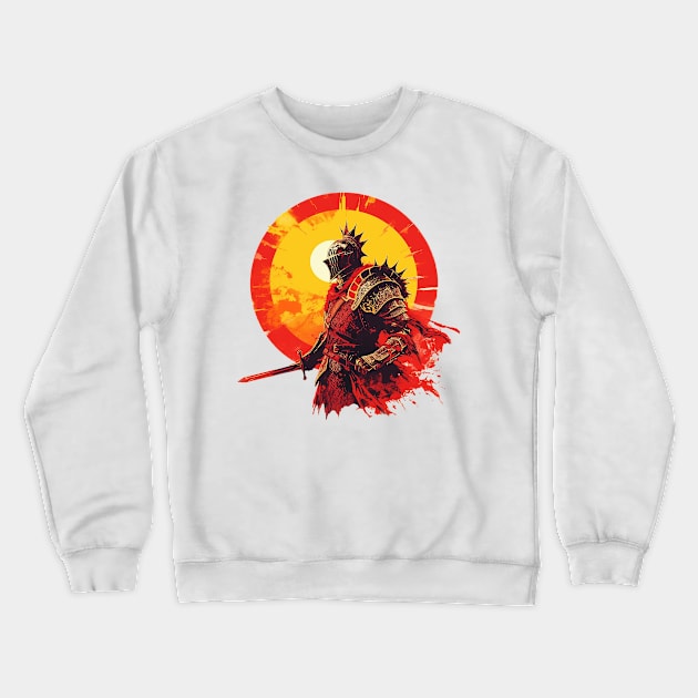 dark soul Crewneck Sweatshirt by lets find pirate